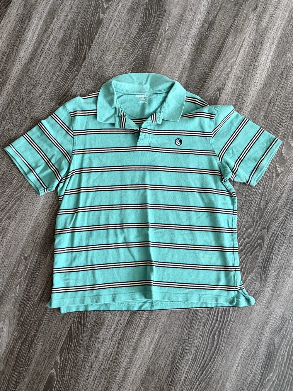Gander Mountain Aqua Striped Polo